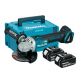 Akku úhlová bruska Makita DGA 506 RTJ, 18V 2x5Ah Li