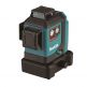 Aku čárový laser Makita SK700D, červený, Li-ion CXT 10,8/12V, bez aku Z