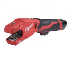 Milwaukee M12 PCSS-202C, aku řezák raptor na nerezové trubky a uhlíkovou ocel