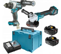 MAKITA DLX2431TJ Aku sada DDF486+DGA513 Li-ion LXT 18V