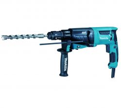 Kombinované kladivo s AVT a výměnným sklíčidlem Makita HR2631T, 2,4J,800W
