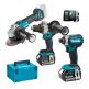 MAKITA DLX3155TJ Aku sada DDF486+DTD153+DGA504 Li-ion LXT 18V (2x5,0Ah+DC18RC+MAKPAC)