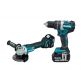 Aku sada Makita DLX2010TJ1, DGA506+DHP484, Li-ion 18V/5,0Ah