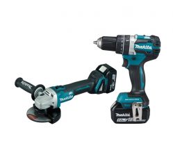 Aku sada Makita DLX2010TJ1, DGA506+DHP484, Li-ion 18V/5,0Ah