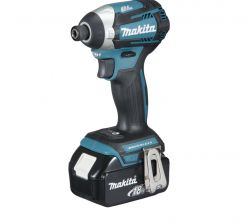 Aku rázový šroubovák 1/4" Makita DTD154RTJ, Li-ion LXT 18V/5,0Ah, Makpac