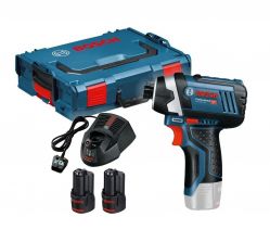 Aku rázový utahovák Bosch GDR 12V-105 Professional, 1,4", 2x2Ah