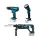 Aku sada Makita DLX 3043, DHR241+DHP482+DML185 Li-ion 18V/3,0Ah