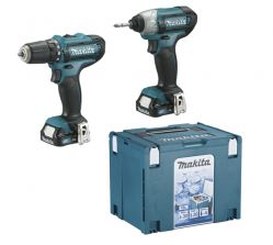 Aku sada Makita CLX201SAX6 ,DF331DZ+TD110DZ+2xaku+taška+box Li-ion 10,8V CXT