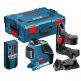 Křířový laser Bosch GLL 3-80P + BM1 + L-Boxx