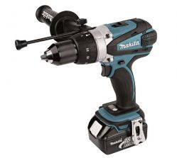 Akku příklepový šroubovák Makita DHP 458 RTJ, Li-ion 18V/5,0 Ah,systainer