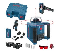 Samonivelační rotační laser Bosch GRL 300 HV + LR1 Set Professional