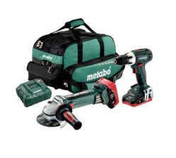 Aku set METABO BS 18 LT + W 18 LTX 125 Quick
